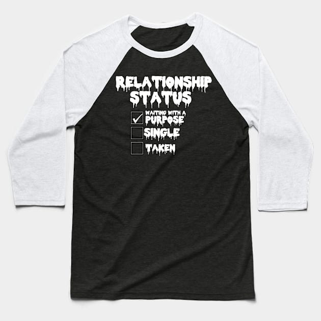 Relationship status T_shirt Baseball T-Shirt by moha1980